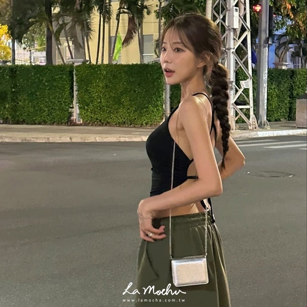 超美貼身削肩美背背心(闆娘.花花清單)